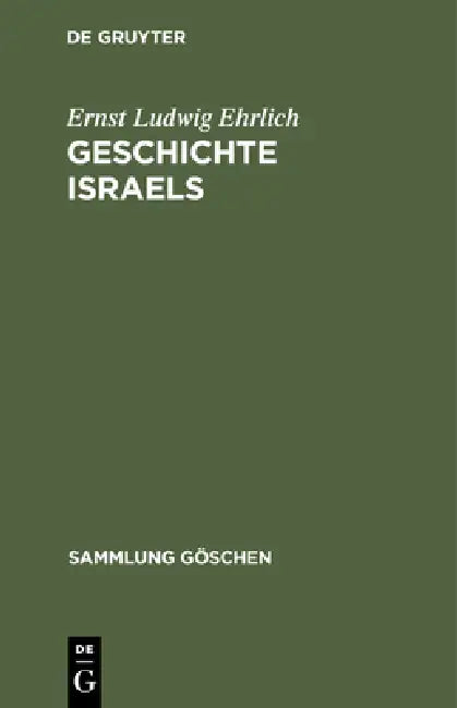 Geschichte Israels (English, Ernst Ludwig Ehrlich)