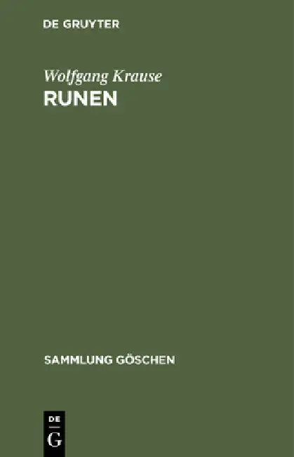 Runen (English, Wolfgang Krause)