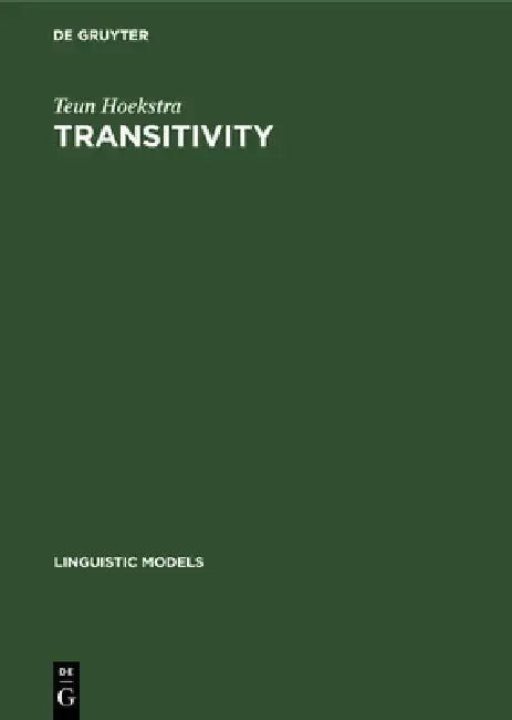 Transitivity (English, Teun Hoekstra)