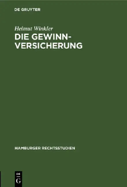 Die Gewinnversicherung (English, Helmut Winkler)