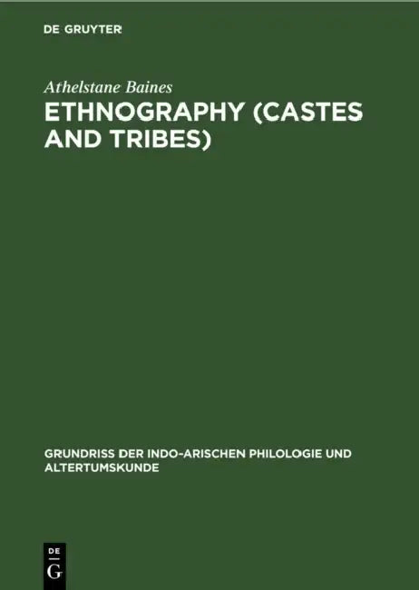 Ethnography (Castes and Tribes) (English, Athelstane Baines)