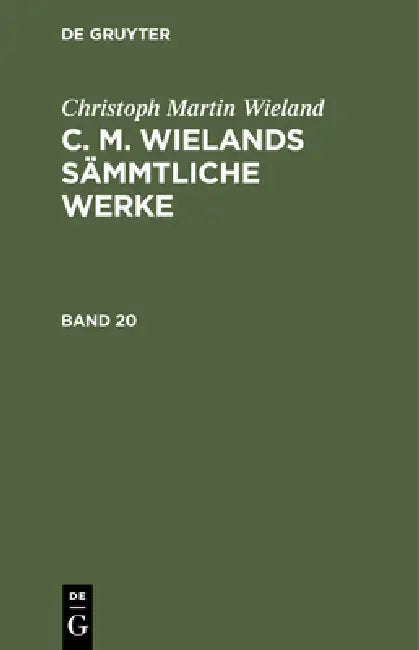 Christoph Martin Wieland (English, Christoph Martin Wieland)