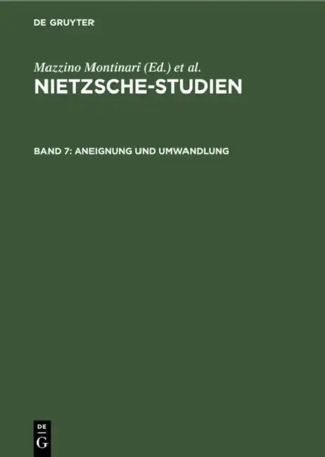 Aneignung Und Umwandlung (English, Wolfgang Müller-Lauter | Jörg Salaquarda)