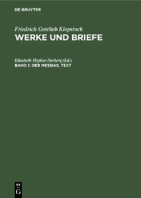 Der Messias. Text (English, Elisabeth Höpker-Herberg)
