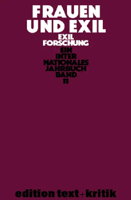 Frauen Und Exil (English, Claus-Dieter Krohn | Et Al | Inge Stephan)