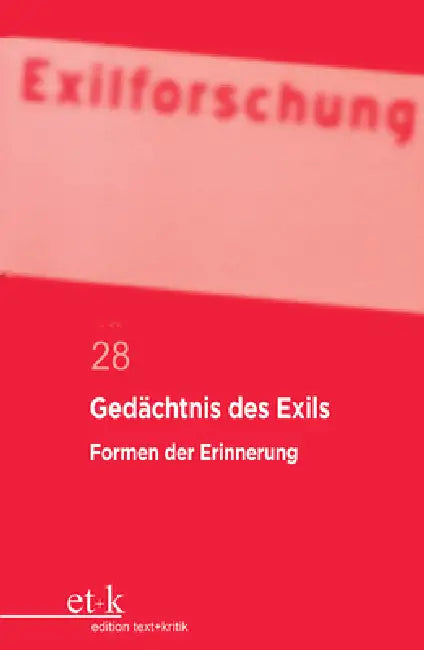Gedächtnis Des Exils (English, Claus-Dieter Krohn | Lutz Winckler | Rotermund Erwin)