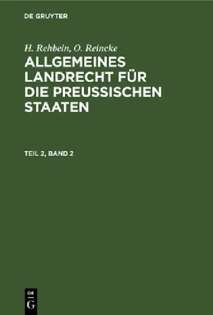 H. Rehbein; O. Reincke (English, H. Rehbein | O. Reincke)