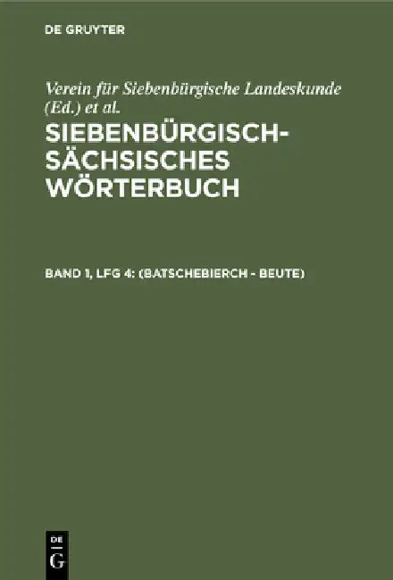 (Batschebierch - Beute) (English, Adolf Schullerus)