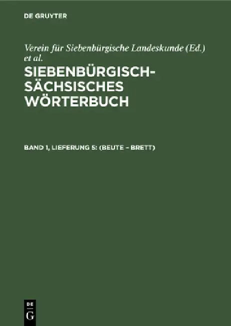 (Beute - Brett) (English, Adolf Schullerus)