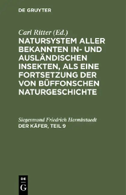 Der Käfer, Teil 9 (English, Carl Gustav Jablonsky | Johann Friedrich Wilhem Herbst | Carl Ritter)