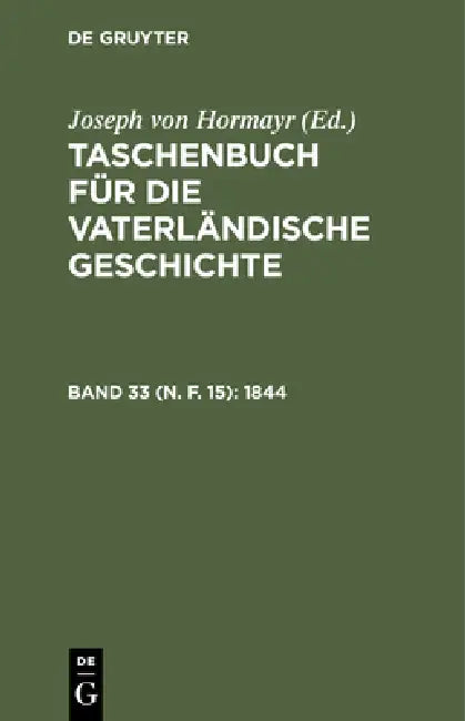 1844 (English, Joseph Von Hormayr)