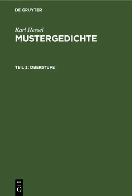 Oberstufe (English, Karl Hessel)