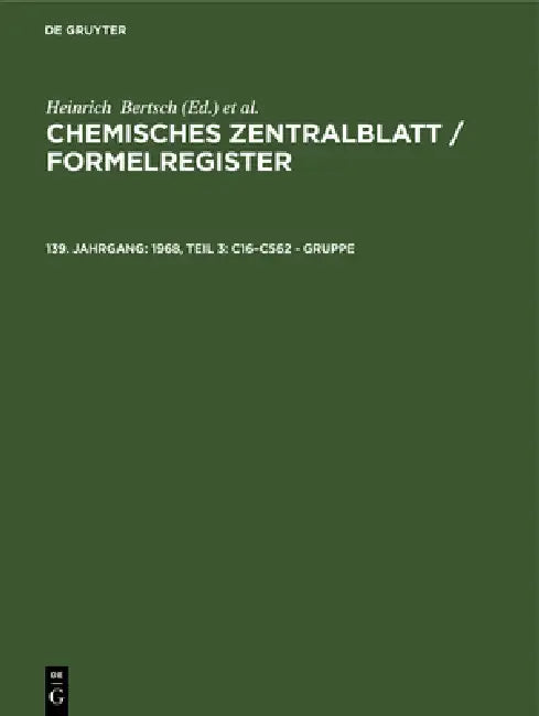 1968, Teil 3 (English, Heinrich Bertsch | Wilhelm Klemm)