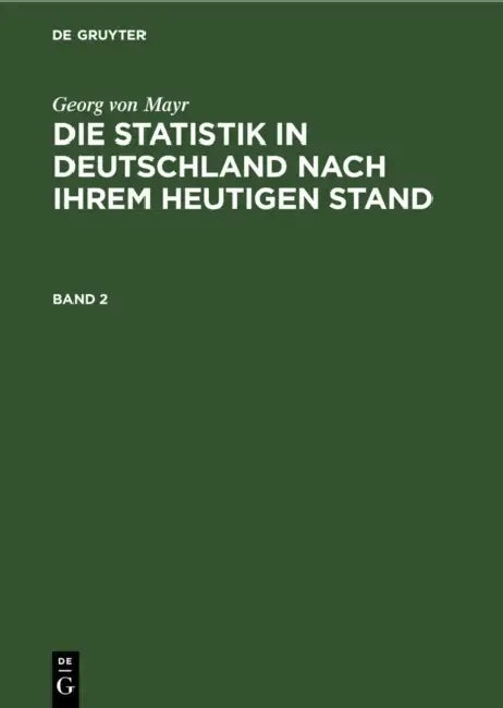 Georg Von Mayr (English, Fr Zahn | Georg Von Mayr)