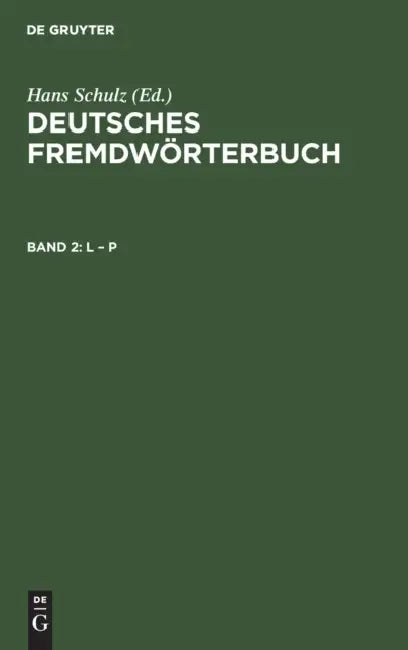 L - P (English, Hans Schulz | Otto Basler)