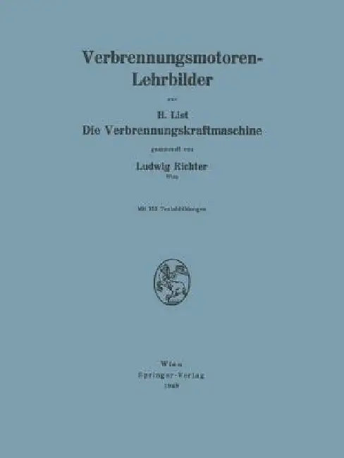 Verbrennungsmotoren-Lehrbilder (English, Ludwig Richter)