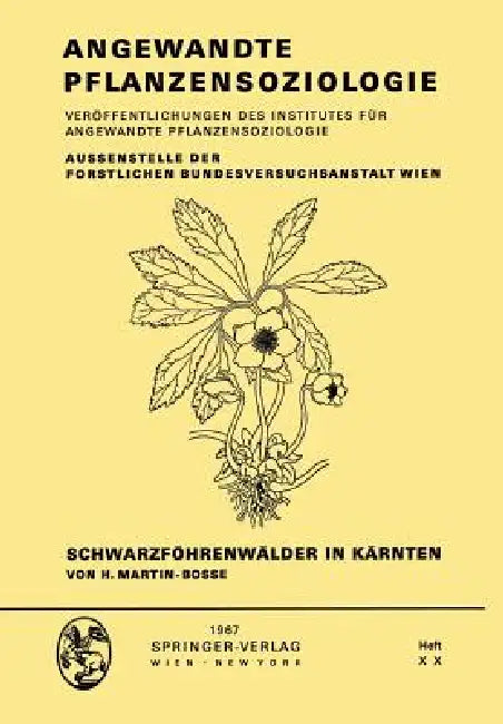 Schwarzföhrenwälder in Kärnten (English, H. Martin-Bosse)