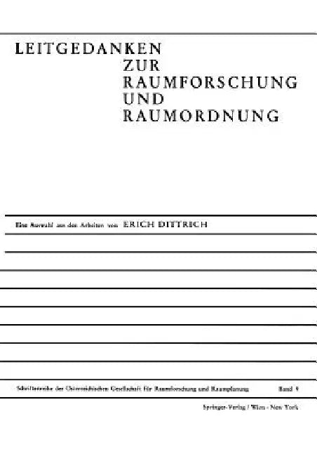 Leitgedanken Zur Raumforschung Und Raumordnung (English, Kenneth A. Loparo)