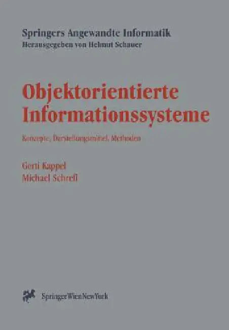 Objektorientierte Informationssysteme (English, Gerti Kappel | Michael Schrefl)