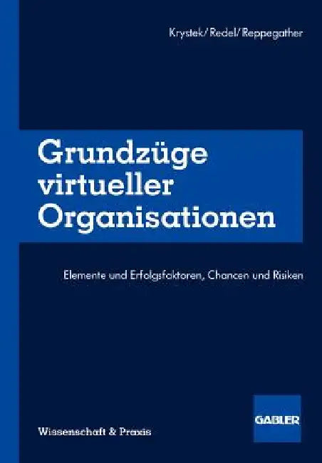Grundzüge Virtueller Organisationen (English, Ulrich Krystek | Wolfgang Redel | Sebastian Reppegather)