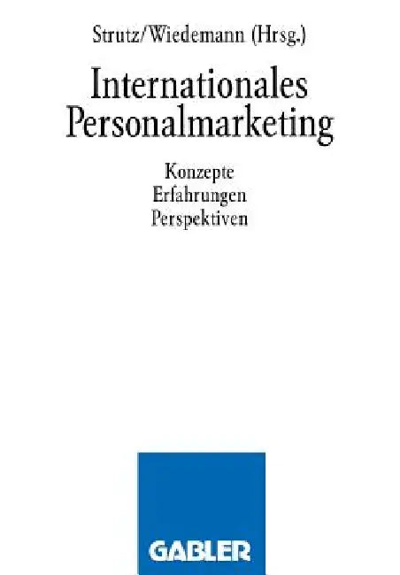 Internationales Personalmarketing (English, Hans Strutz | Wiedemann Klaus)