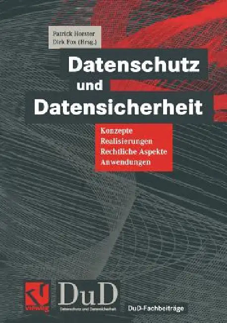 Datenschutz Und Datensicherheit (English, Patrick Horster | Dirk Fox)