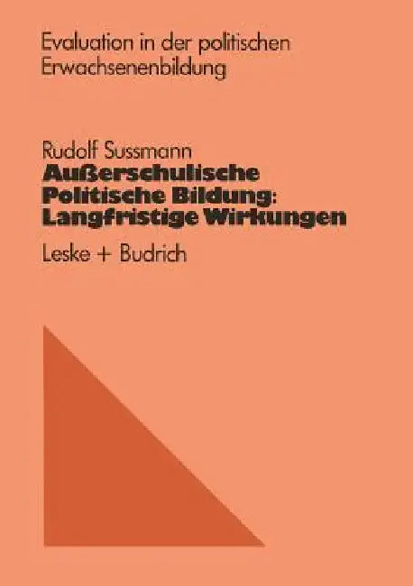 Außerschulische Politische Bildung (English, Rudolf Sussmann)