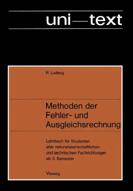 Methoden Der Fehler- Und Ausgleichsrechnung (English, Rudolf Ludwig)