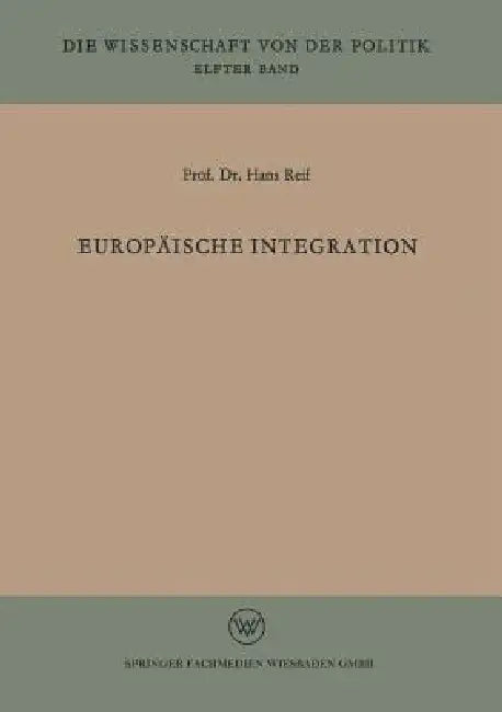 Europäische Integration (English, Hans Reif)