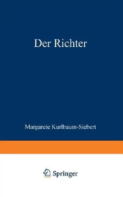 Der Richter (English, Margarete Kurlbaum-Siebert)
