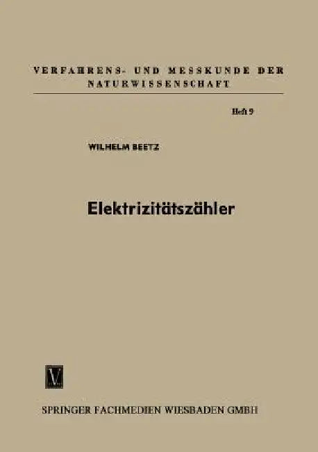 Elektrizitätszähler (English, Wilhelm Beetz)