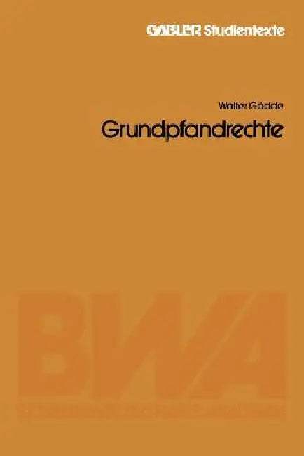 Grundpfandrechte (English, Walter Gödde)