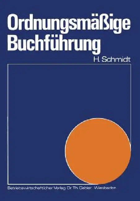 Ordnungsmäßige Buchführung (English, Harald Schmidt)