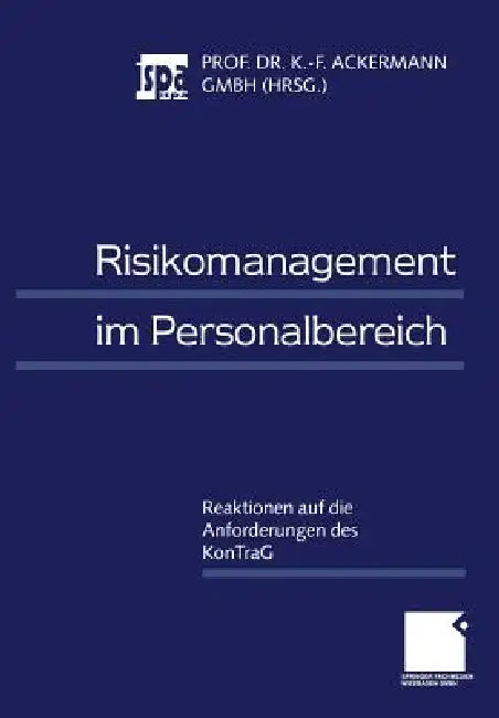 Risikomanagement Im Personalbereich (English, Karl-Friedrich Ackermann)