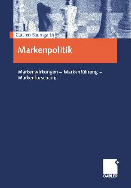 Markenpolitik (English, Carsten Baumgarth)