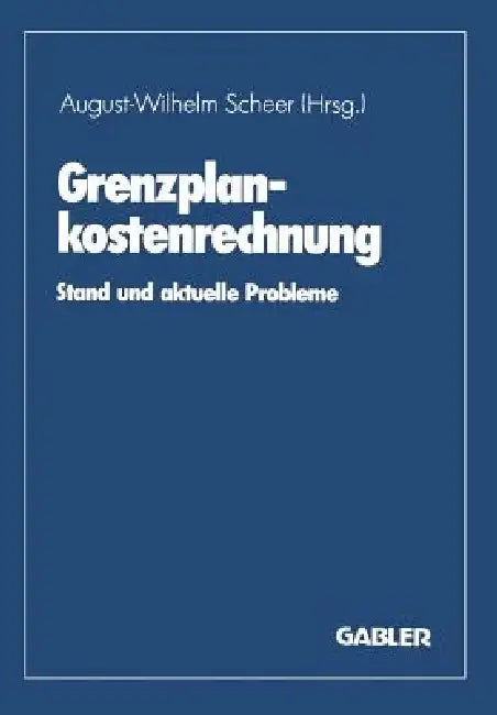 Grenzplankostenrechnung (English, August-Wilhelm Scheer)