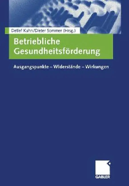 Betriebliche Gesundheitsförderung (English, Detlef Kuhn | Dieter Sommer)