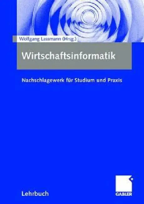 Wirtschaftsinformatik (English, Wolfgang Lassmann | Jens Schwarzer | Rolf Rogge)