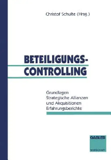 Beteiligungscontrolling (English, Christof Schulte)