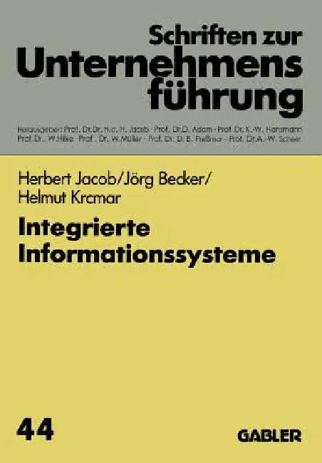Integrierte Informationssysteme (English, Herbert Jacob | Jörg Becker | Helmut Krcmar)