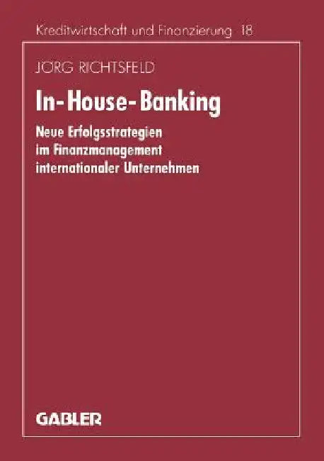 In-House-Banking (English, Jörg Richtsfeld)