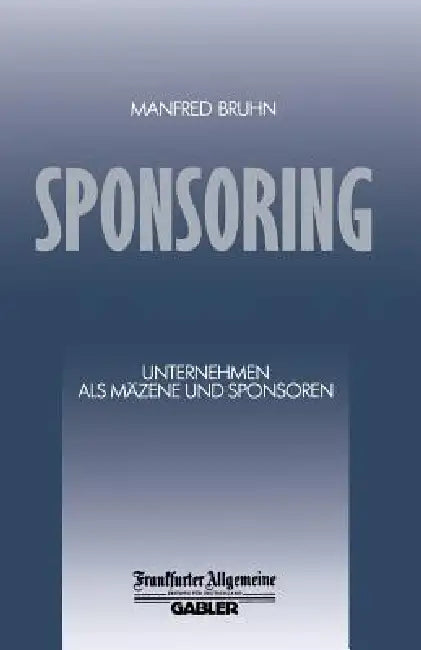 Sponsoring (English, Manfred Bruhn)