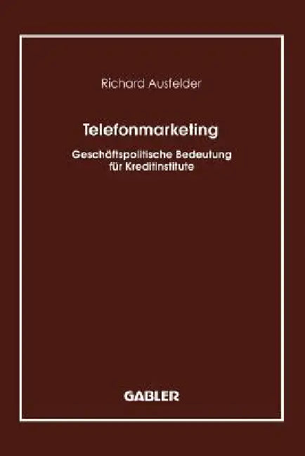 Telefonmarketing (English, Richard Ausfelder)