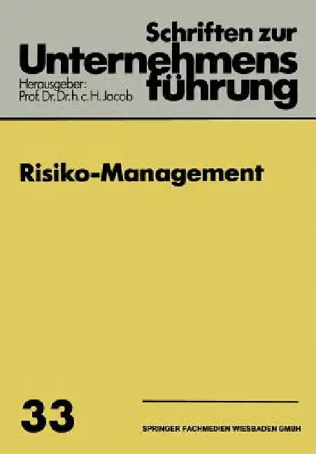 Risiko-Management (English, H. Jacob)