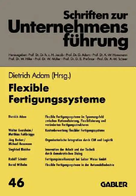 Flexible Fertigungssysteme (English, Dietrich Adam)