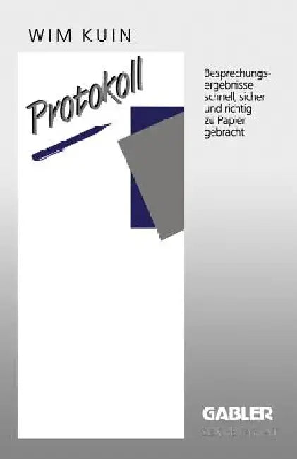 Protokoll (English, Wim Kuin)