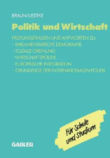 Politik Und Wirtschaft (English, Christel Braun | Christel Liedtke)