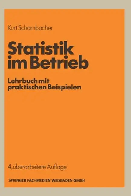 Statistik im Betrieb (English, Kurt Scharnbacher)