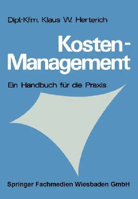 Kosten-Management (English, Klaus W. Herterich)