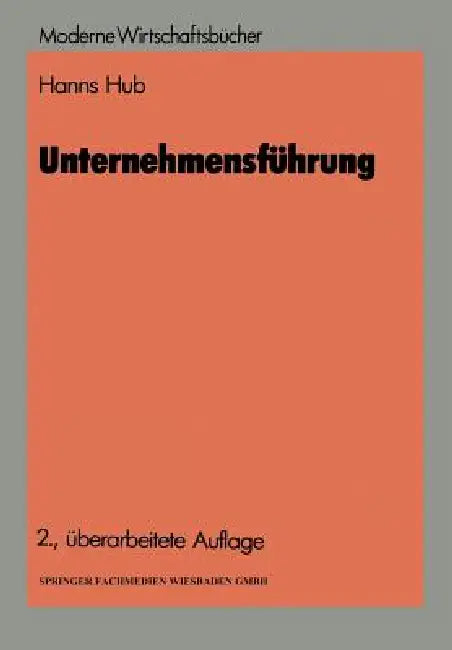 Unternehmensführung (English, Hanns Hub)